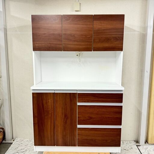 W 17385  SANKOU 3枚扉 食器棚   ◆大阪市内・東大阪市他 5,000円以上ご購入で無料配達いたします！◆ ※京都・高槻・枚方方面◆神戸・西宮・尼崎方面◆生駒方面、大阪南部方面　それぞれ条件付き無料配送あり！