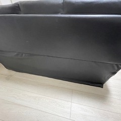ブラック　ソファ　2人用　3人用