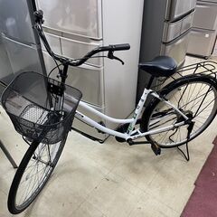 美品自転車♪　No.1218　ホワイト　asahi　アフィッシュ...