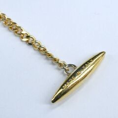 本物 LOEWE シングル アナグラム ブレスレット シングルチェーン ゴールドカラー フープ＆バー留め イタリア製 ロエベ 札幌市 清田区 平岡