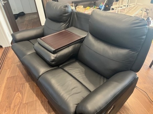 家具　本革ソファー電動　3人用電動ソファー