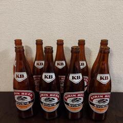 値下げ可 当時物 昭和レトロ キリンビール 空き瓶 麒麟 KIRIN 