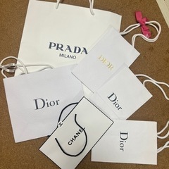ラッピング用品Diorなど紙袋