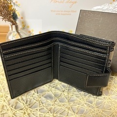 GUCCI 折り財布 GGシェリーラインキャンバス レザーネイビー　ホースビット GUCCI 折り財布 GGシェリーラインキャンバス レザーネイビー ホースビット