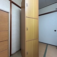  鶴亀さん決定 扉付き3段ボックス