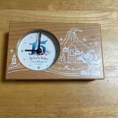ディズニー　木製時計　
生活雑貨 
