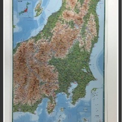 関東の地図ポスター