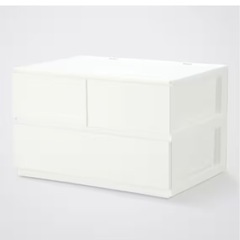 【ニトリ】 Nインボックス レギュラー 2段/ホワイト