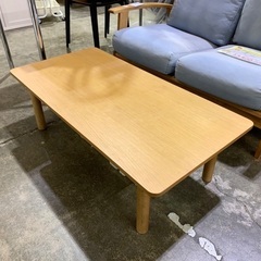 無印良品 MUJI オーク材 木製ローテーブル リビングテーブル