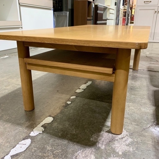 無印良品 MUJI オーク材 木製ローテーブル リビングテーブル 無印良品