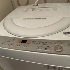 【受渡し済み】SHARP 6kg　洗濯機