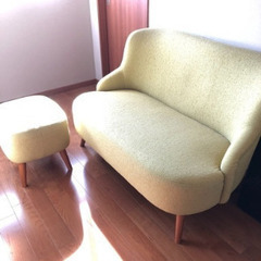 1万円引！】unico ユニコ ソファ オットマンセット 美品