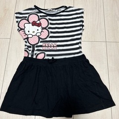 110cm　H&M キティーちゃん　ワンピース