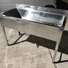 くまねず《姫路》ステンレス1槽シンク w1200mmx600mmxh890mm☆店舗 飲食店 キッチン 調理場 