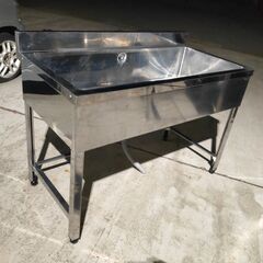 くまねず《姫路》ステンレス1槽シンク w1200mmx600mmxh890mm☆店舗 飲食店 キッチン 調理場 