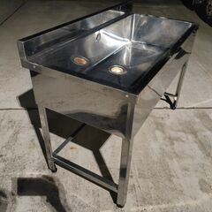 くまねず《姫路》ステンレス1槽シンク w1200mmx600mmxh890mm☆店舗 飲食店 キッチン 調理場 