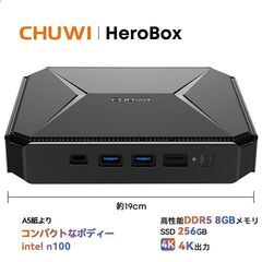 CHUWI 小型デスクトップパソコン HeroBox Intel...