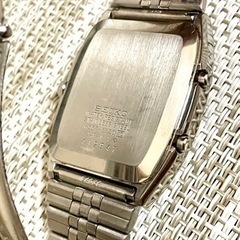 [希少:1984年製:デッドストック級/稼働]SEIKO セイコー ハイブリッド HYBRID/アナデジ/白文字盤/腕時計