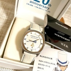 [希少:未使用保管/稼働]INDEPENDENT×名探偵コナン20周年記念オフィシャルコラボウォッチ/怪盗キッド/シチズン/腕時計