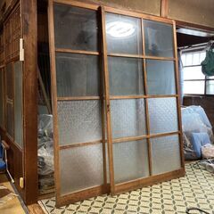 建具　引き戸　昭和レトロ