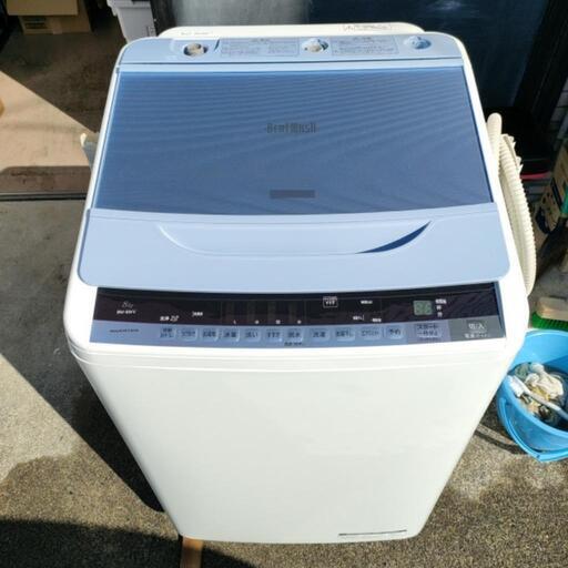 相談中【手洗い済み】HITACHI 日立 2016年 BW-8WV 8.0kg 洗濯機 ビートウォッシュ
