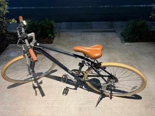 【中古】自転車 クロスバイク ネイビー