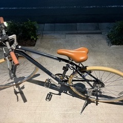 【ネット決済】【中古】自転車 クロスバイク ネイビー