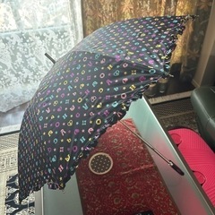 交換して下さい☝️🙇‍♂️HbG日傘☂️可愛いフリル付き　遮光素材