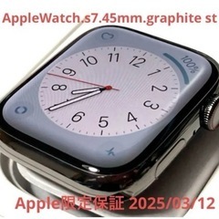新品同様AppleWatch series7 45mm グラファ...