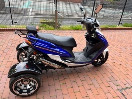 【YAMAHA シグナス125X SR】　トライク　大人気　希少　極低走行 YAMAHA シグナス125X SR】 トライク 大人気 希少 極低走行
