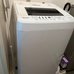ハイセンス　洗濯機　2018年制 4.5kg