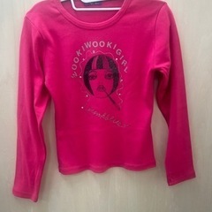 レディース　長袖Tシャツ　ピンク　服/ファッション Tシャツ 