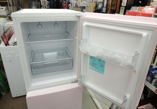 ① 西岡店 2ドア冷蔵庫 148L 2021年 ハイアール JR-NF148B ピンク 100Lクラス Haier