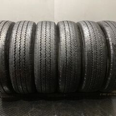 BS V-STEEL R18 265 205/70R17.5 115/113L LT 17.5インチ ライトトラック用 夏タイヤ 6本 22年製 エルフ ダイナ キャンター等　(KTS011)