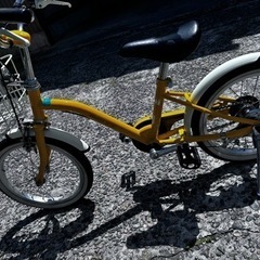 自転車アサヒ 16インチ 黄色