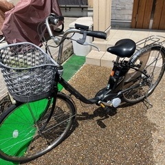 ヤマハ 電動アシスト自転車 PAS ナチュラS PA26NS 3段切替 かご付き 