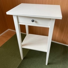 【ネット決済】HEMNES ヘムネス サイドテーブル ホワイトス...