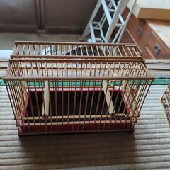 【昭和レトロ】　竹鳥籠　５個セット　中古品　自宅保管品　小型