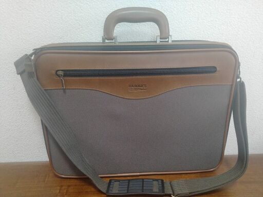 メンズ ビジネスバッグ 鍵付き美品 出張 ショルダーバッグ