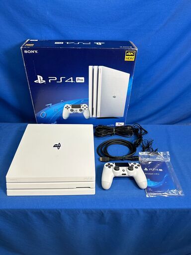 【動作保証あり】SONY PlayStation4 Pro CUH-7200BB02 グレイシャーホワイト 1TB【管理KRK965】