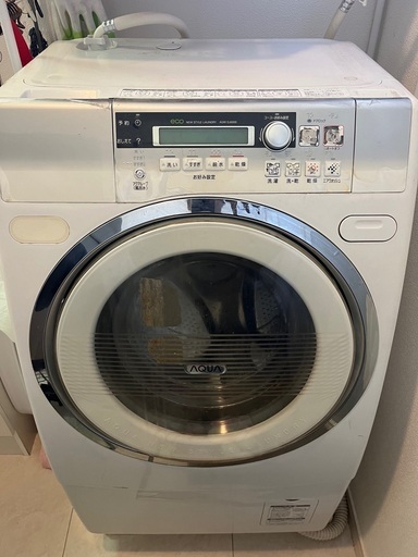 AQUA ドラム式洗濯機 AQW-DJ6000-L