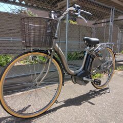 ヤマハ　PAS　２６インチの電動自転車です。前後タイヤ新品交換済...