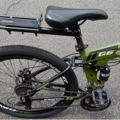 前後サス 前後ディスクブレーキ ２６インチ 折りたたみ自転車 マウンテンバイク クロスバイク（決まりました
）