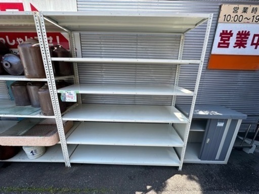 在庫有り 中軽量棚 スチールラック 幅180　奥60　高さ210ｃｍ