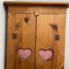 カントリー　棚　ハート　本棚　アメリカン　家具　手作り