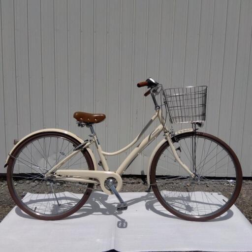 【✨極上中古自転車✨　ブリヂストン　エブリッジL型　アイボリー】