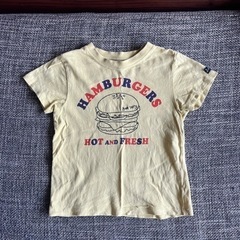 JUNK SOUL ハンバーガー刺繍Tシャツ　110