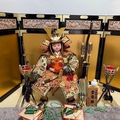 子供陣大将 陣屋飾り 登龍 五月人形 こどもの日