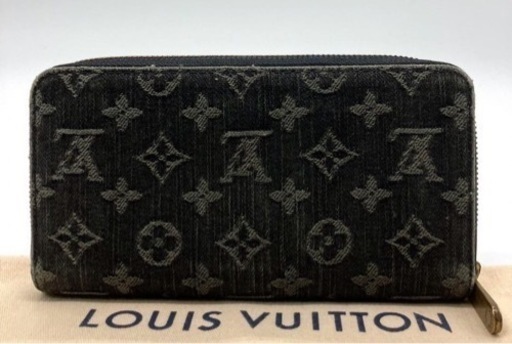 VUITTON 長財布 ジッピーウォレット　デニム