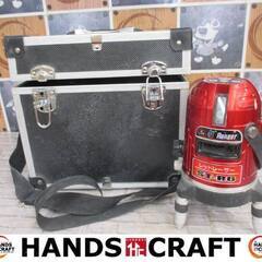 S-TECH　ST-R6　墨出し器　赤レーザー　ケース/アダプタ付き　中古品　【ハンズクラフト宜野湾店】 S-TECH ST-R6 墨出し器 赤レーザー ケース/アダプタ付き 中古品